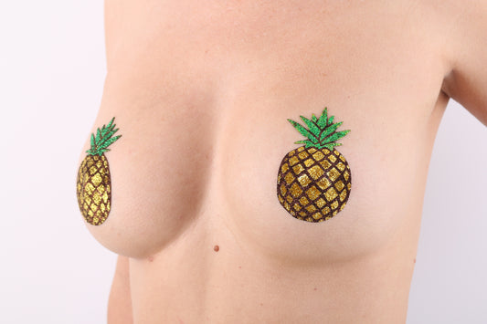 Pineapple Glitter Pasties