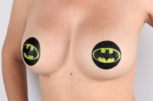 Bat Hero Glitter Pasties