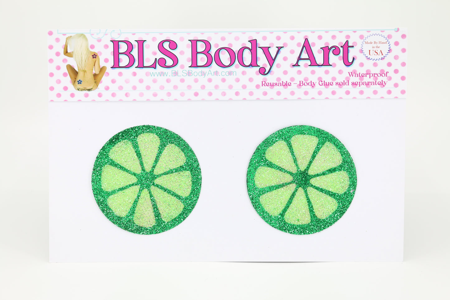 Fruit Slice Glitter Pasties (3 Colors)