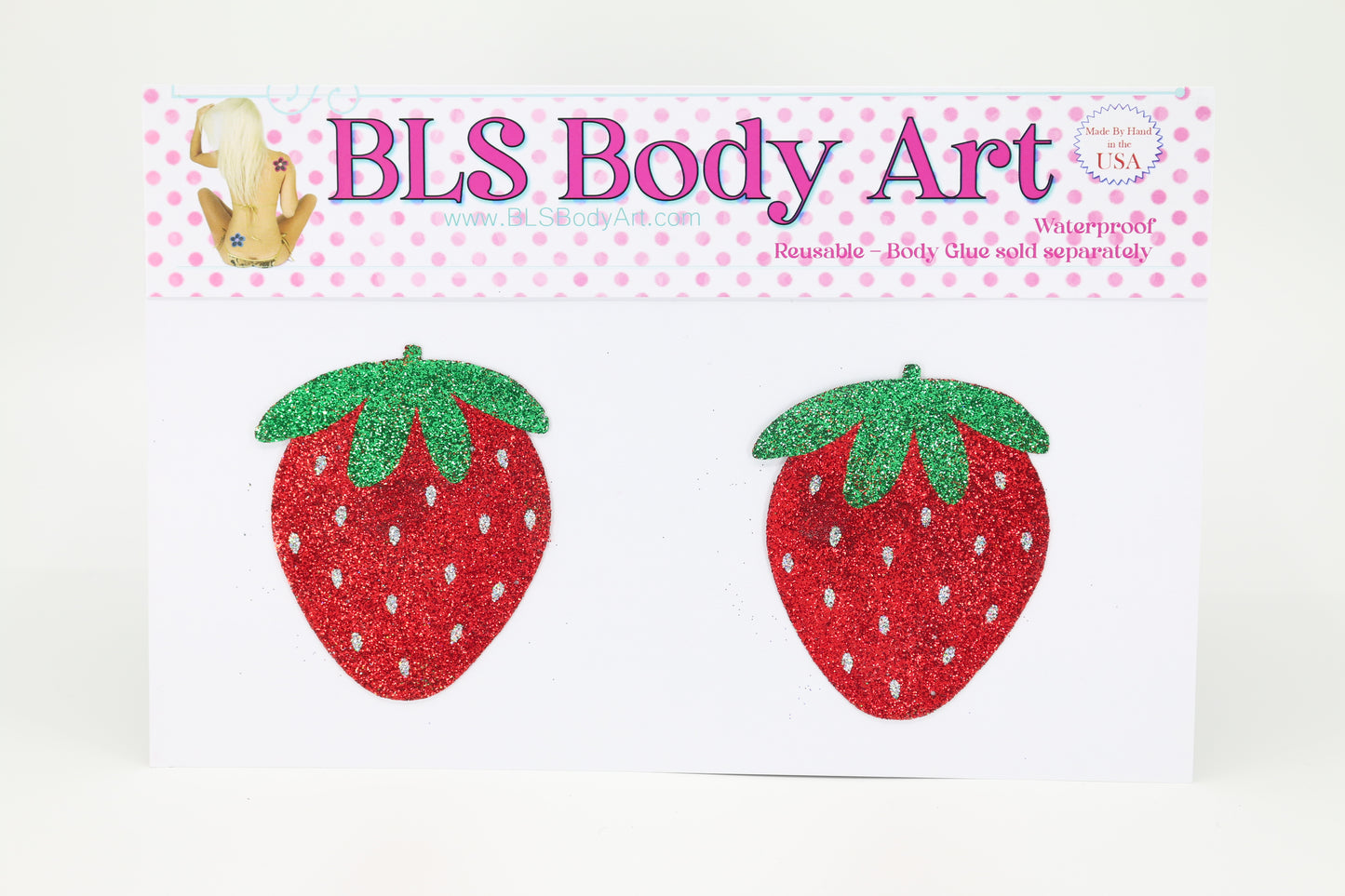 Strawberry Glitter Pasties