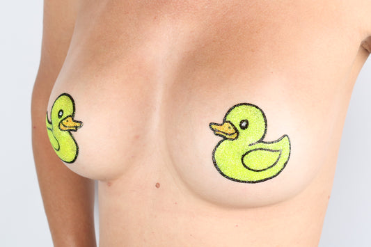 Rubber Ducky Glitter Pasties