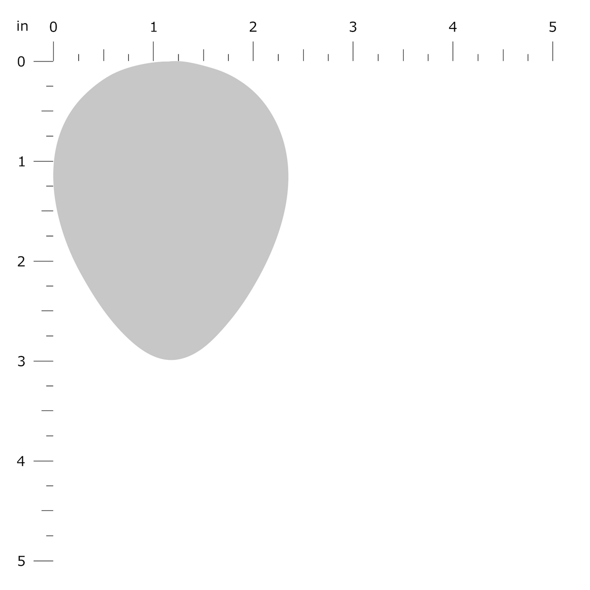 Product Dimensions Image - Alien Head Standard