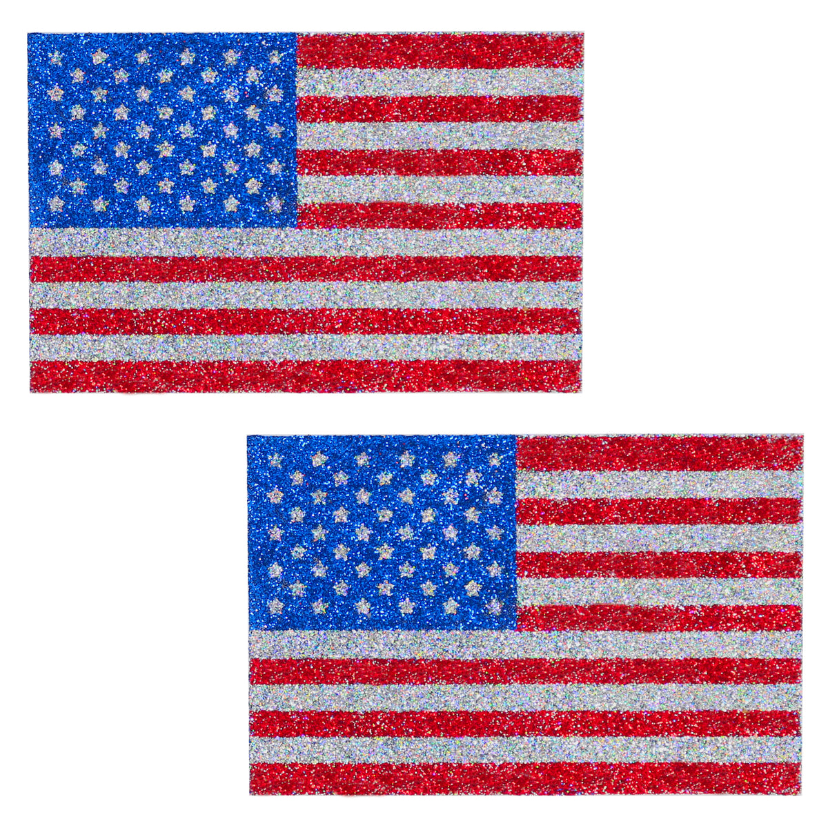 BLS Body Art Waterproof American Flag Glitter Pasties