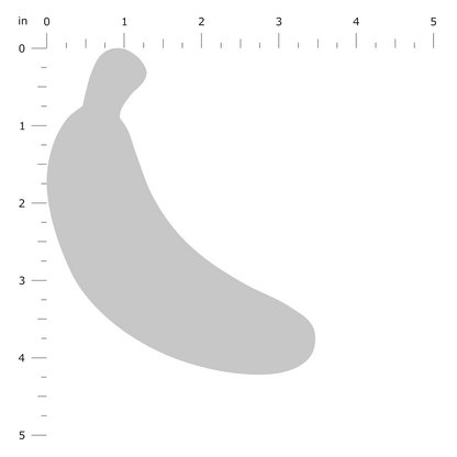 Product Dimensions Image - Banana Standard