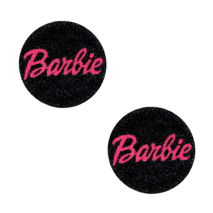 BLS Body Art Waterproof Black/Neon Pink Small Barbie Glitter Pasties