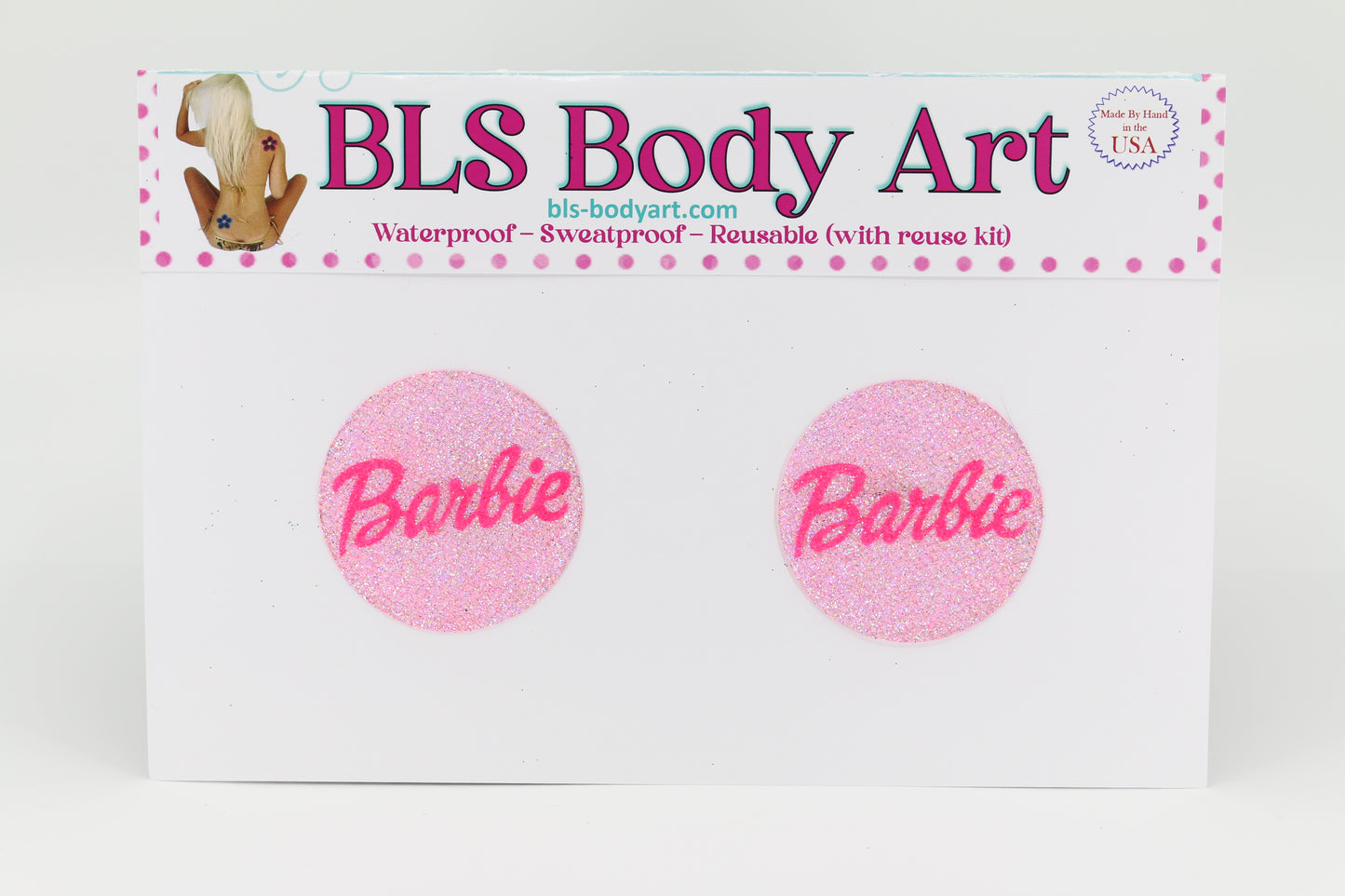 Barbie Glitter Pasties - Small (3 Colors)