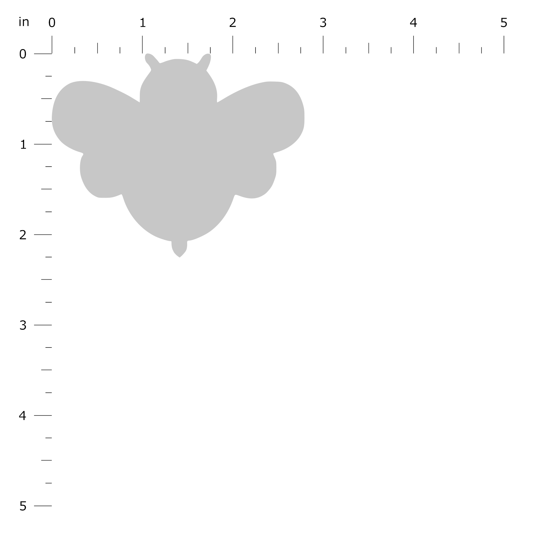 Product Dimension Image - Bee Small