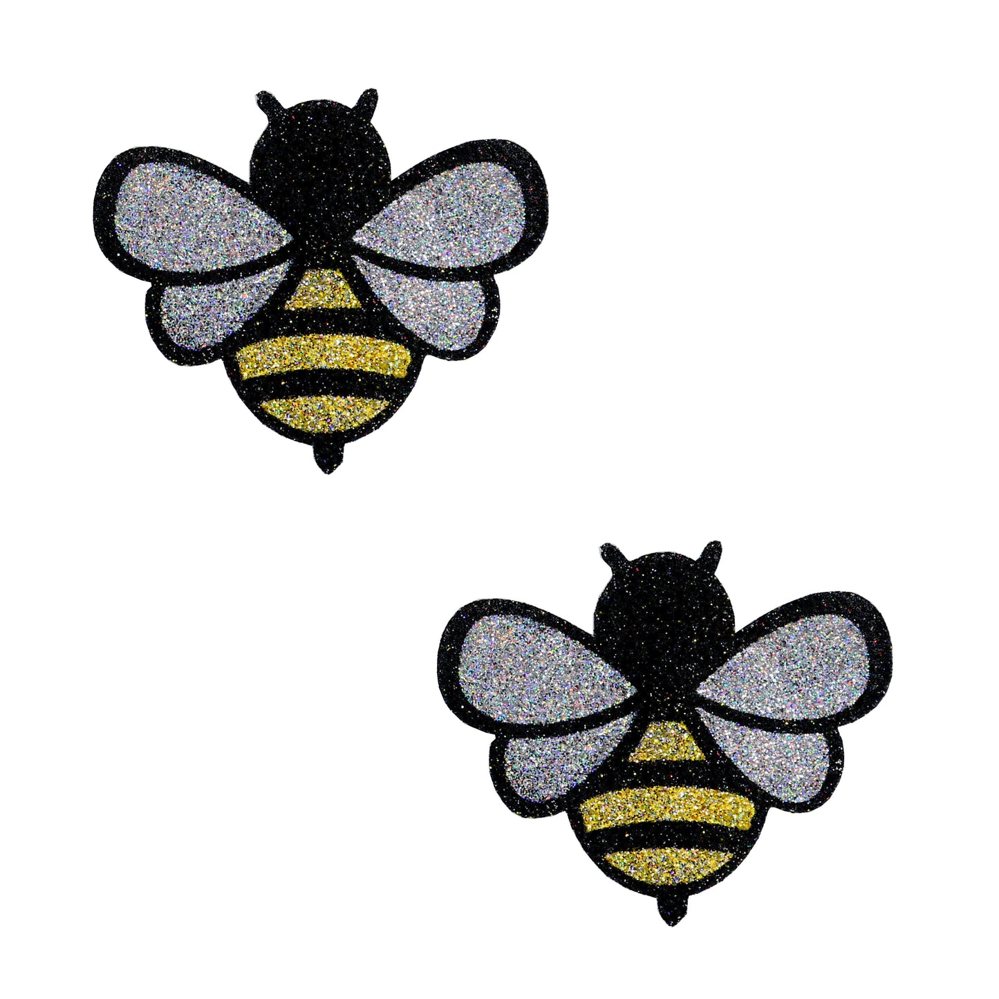 BLS Body Art Waterproof Small Bee Glitter Pasties