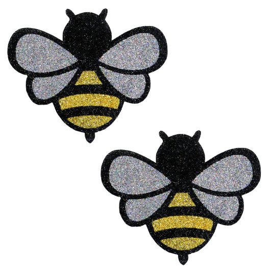 BLS Body Art Waterproof Bee Glitter Pasties
