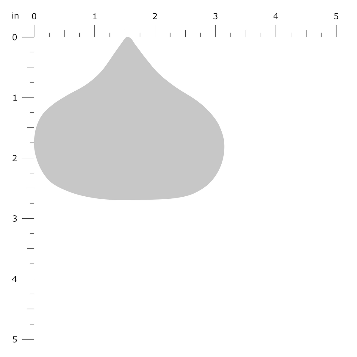 Product Dimension Image - Blue Slime Standard