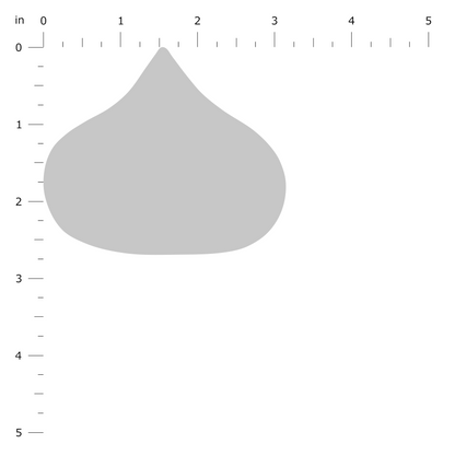 Product Dimension Image - Blue Slime Standard