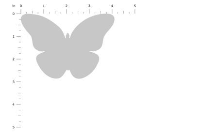 Product Dimension Image - Butterfly Standard
