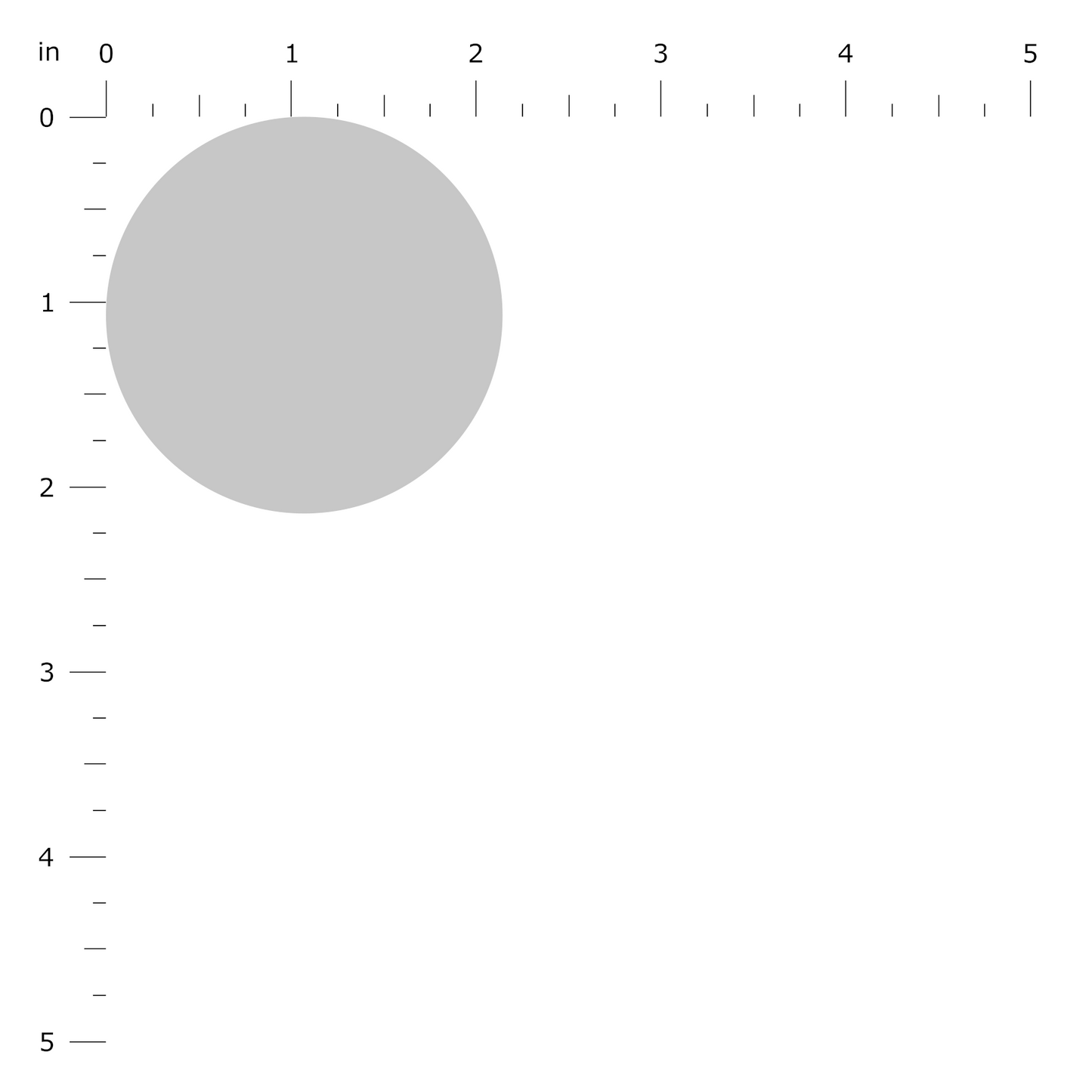 Product Dimension Image - Circle Small
