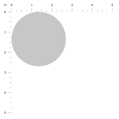 Product Dimension Image - Circle Standard