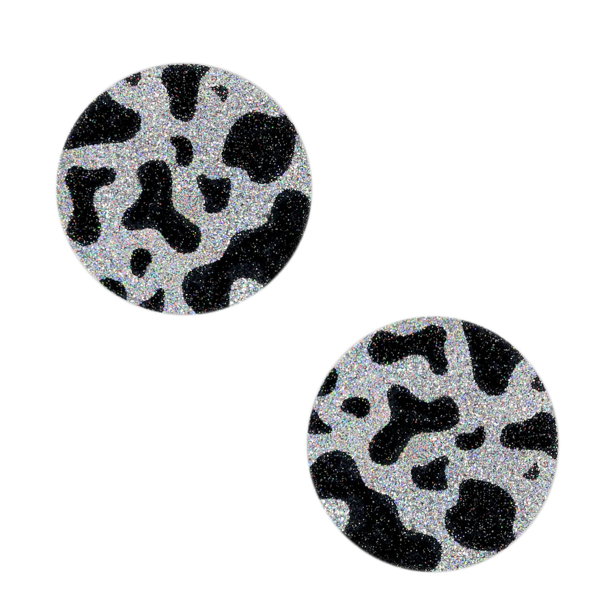 BLS Body Art Waterproof Small Cow Pattern Glitter Pasties