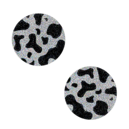 BLS Body Art Waterproof Small Cow Pattern Glitter Pasties