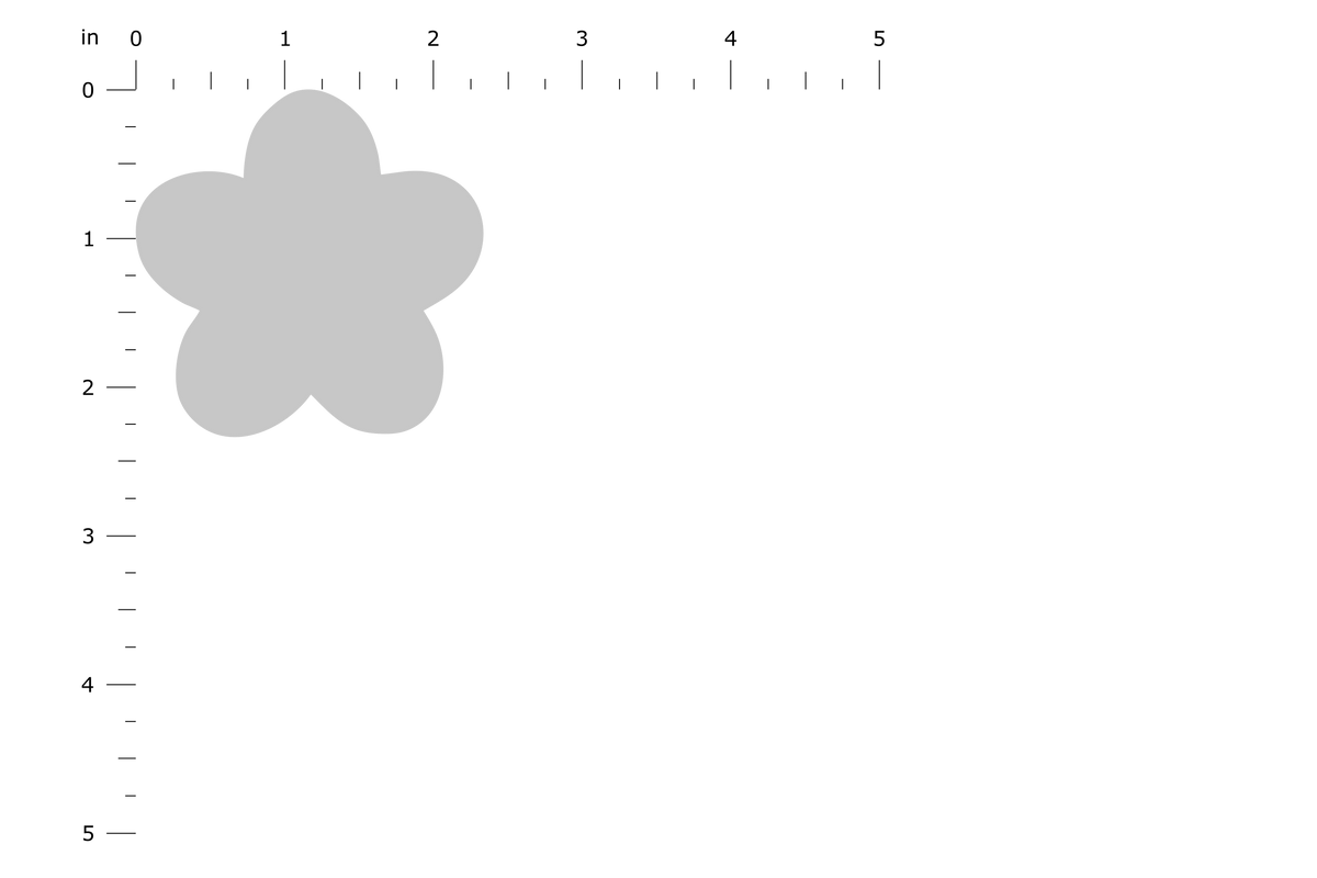 Product Dimension Image - Daisy Small