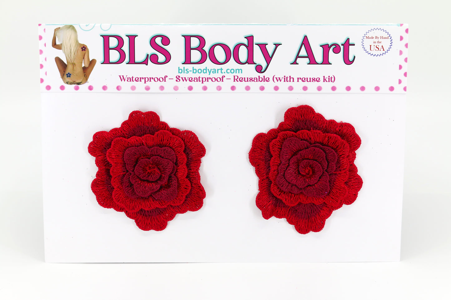 Rose Embroidered Pasties