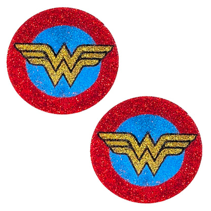 BLS Body Art Waterproof Wonder Hero Glitter Pasties