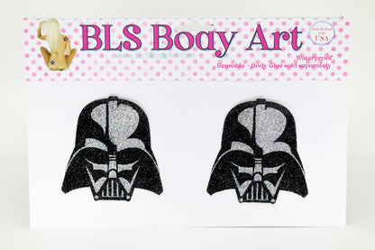 Product Image - Storm Lord Glitter Pasties in BLS Body Art packaging