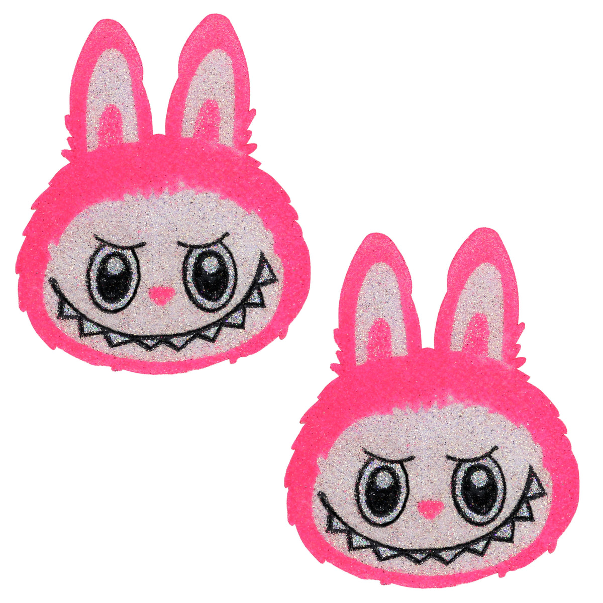 BLS Body Art Waterproof Neon Pink Laboobies Glitter Pasties