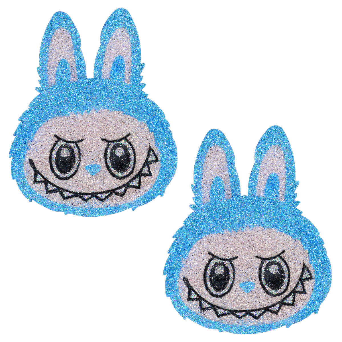 BLS Body Art Waterproof Sky Blue Laboobies Glitter Pasties