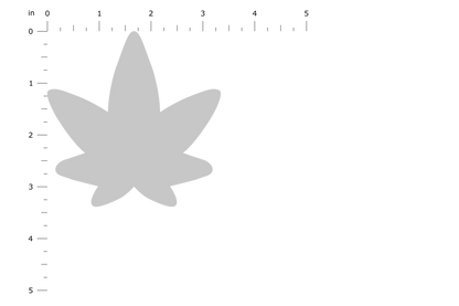 Product Dimension Image - Marijuana Standard