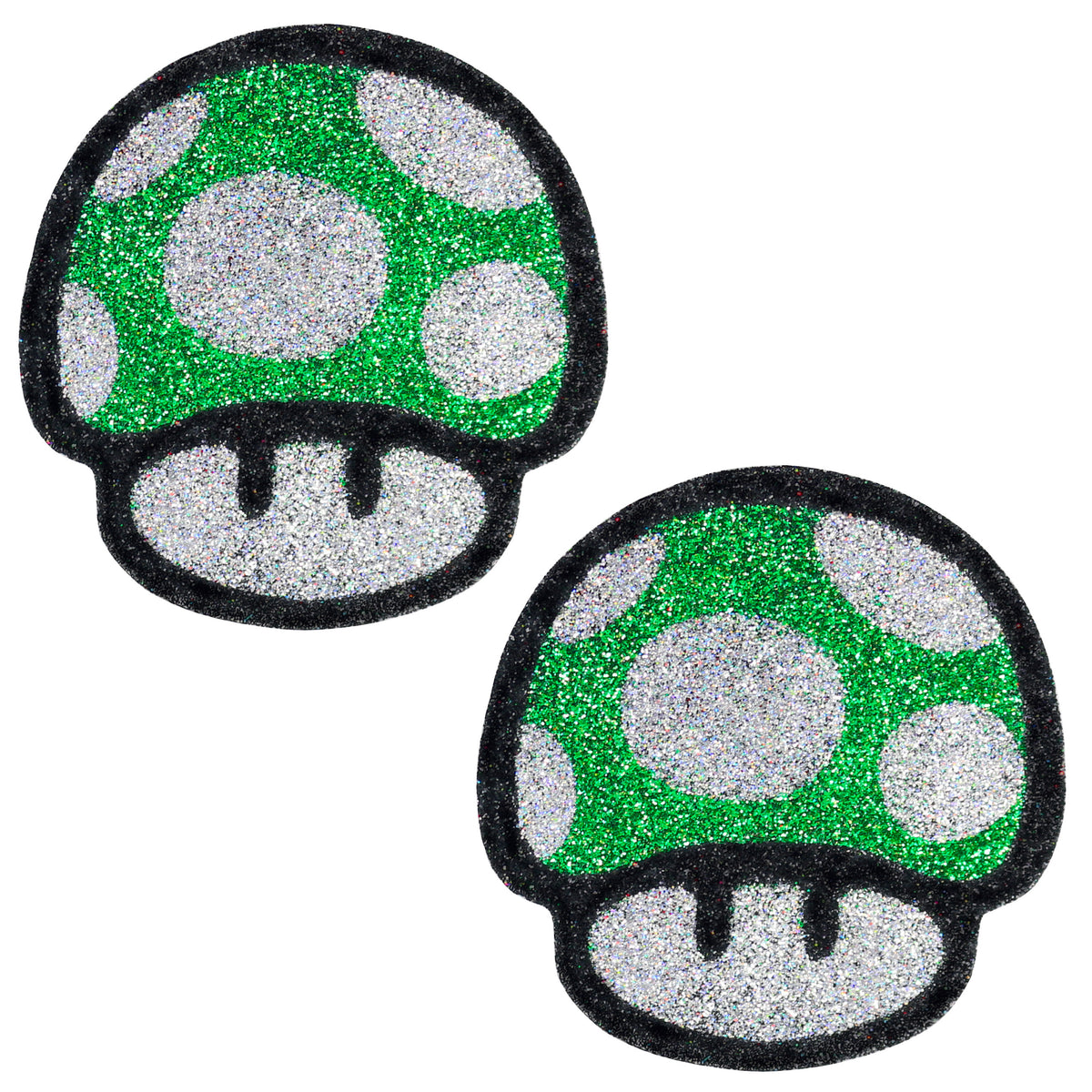 BLS Body Art Waterproof 1 Up Mushroom Glitter Pasties