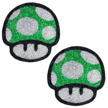 BLS Body Art Waterproof 1 Up Mushroom Glitter Pasties
