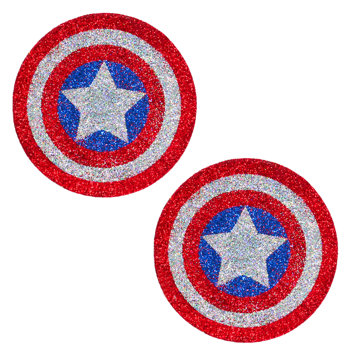 BLS Body Art Waterproof Sergant USA Hero Glitter Pasties