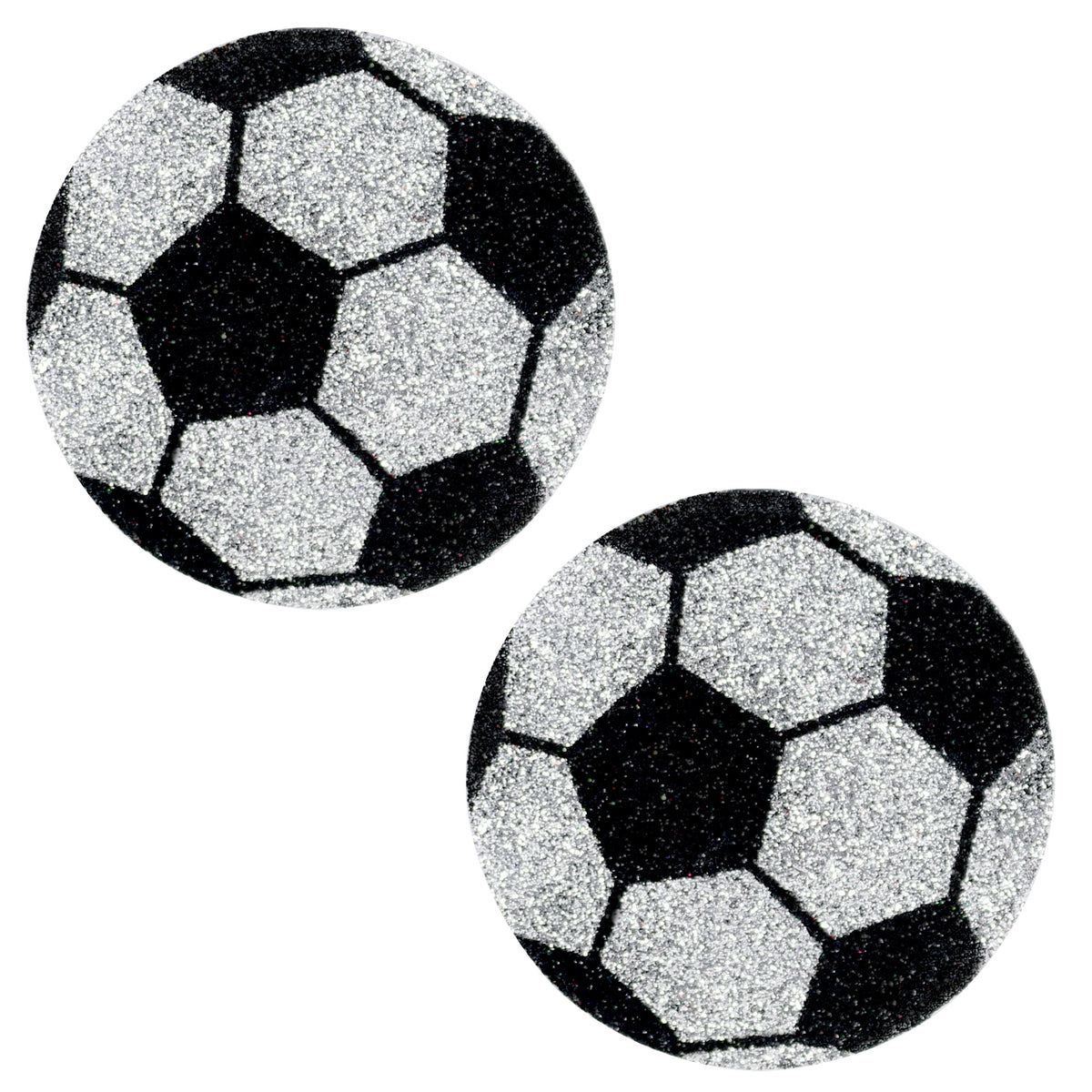 BLS Body Art Waterproof Soccer Ball Glitter Pasties