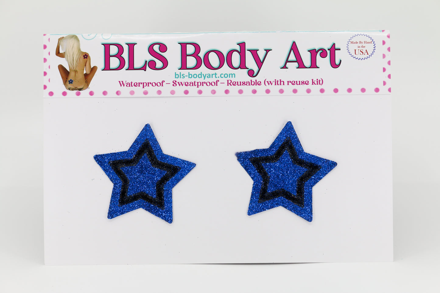 Star Glitter Pasties - Small - (26 Colors)