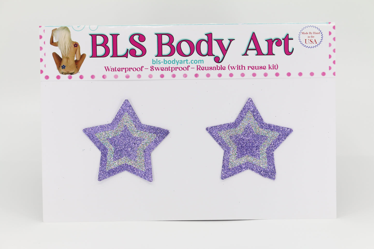 Star Glitter Pasties - Small - (26 Colors)