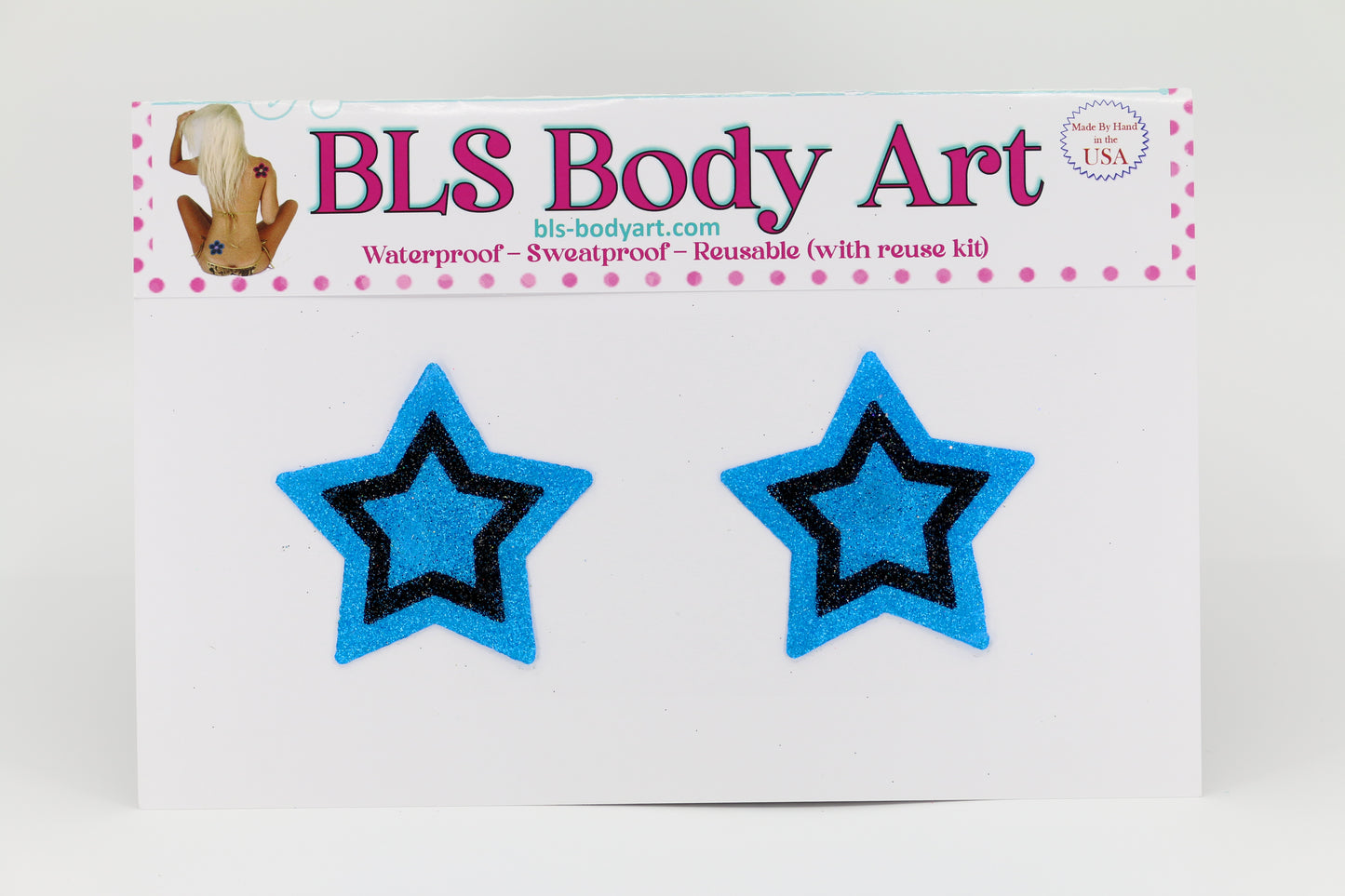 Star Glitter Pasties - Small - (26 Colors)