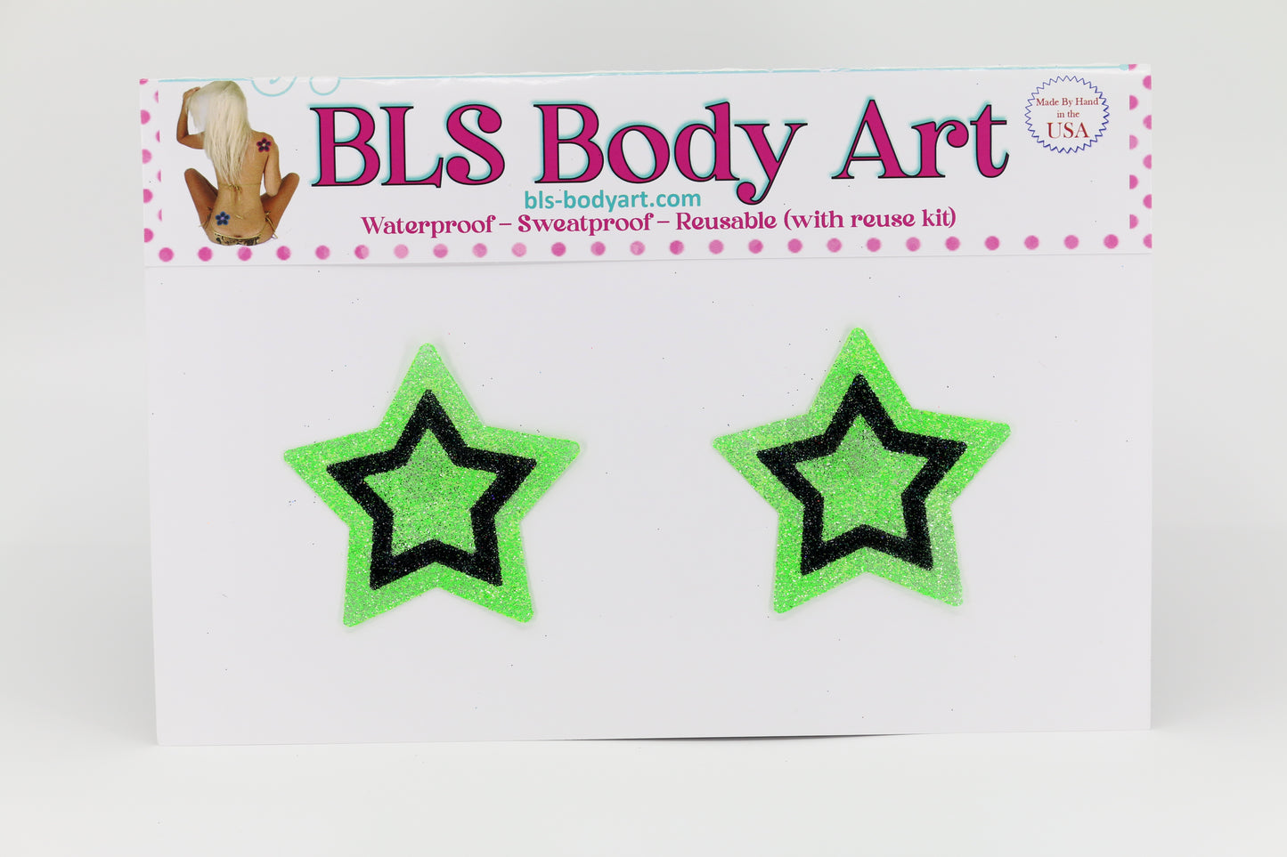 Star Glitter Pasties - Small - (26 Colors)