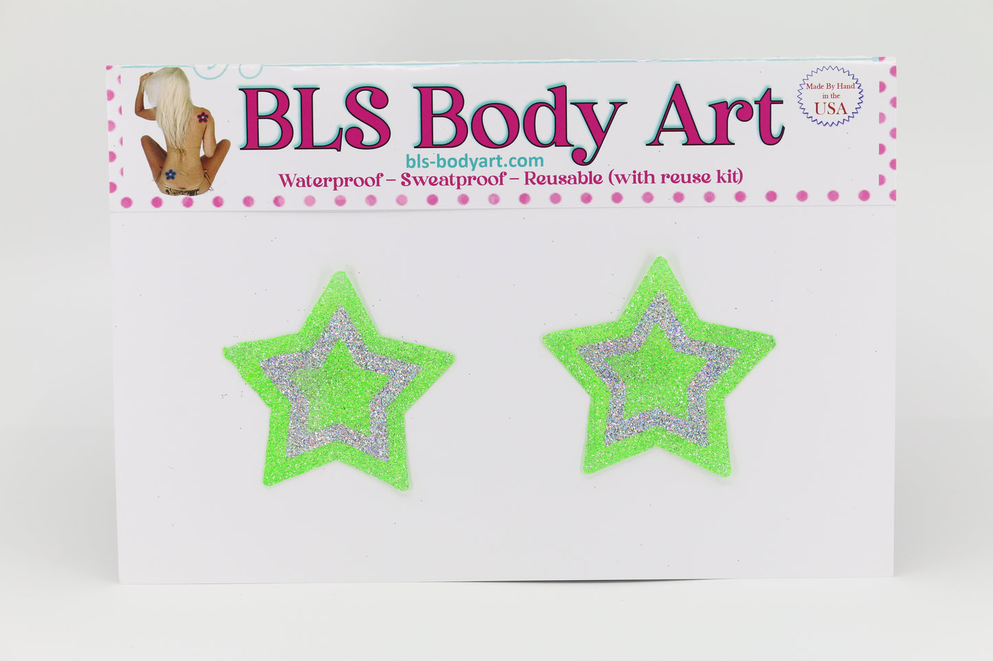 Star Glitter Pasties - Small - (26 Colors)