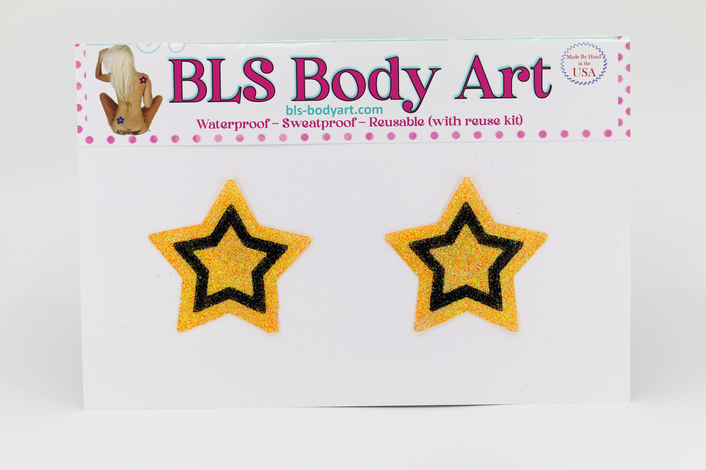 Star Glitter Pasties - Small - (26 Colors)