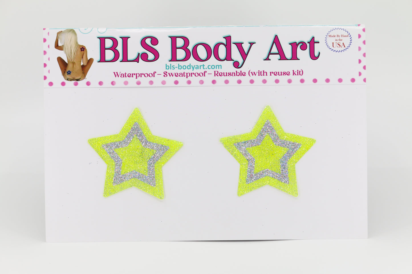 Star Glitter Pasties - Small - (26 Colors)