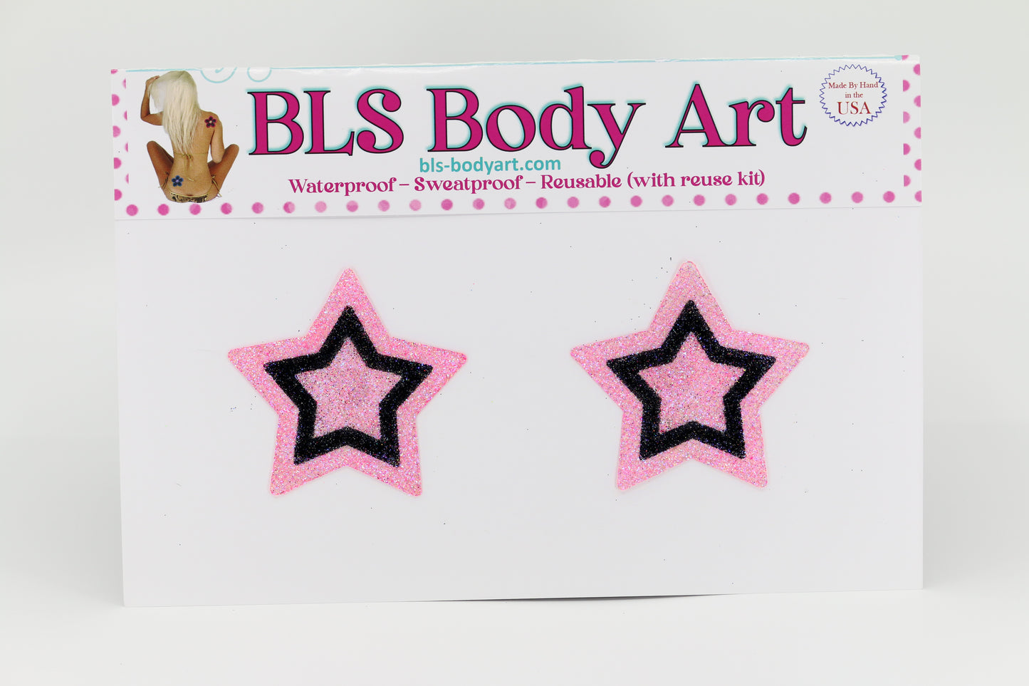Star Glitter Pasties - Small - (26 Colors)