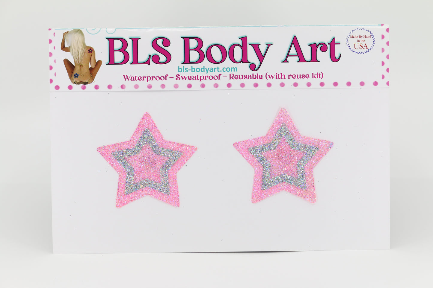 Star Glitter Pasties - Small - (26 Colors)