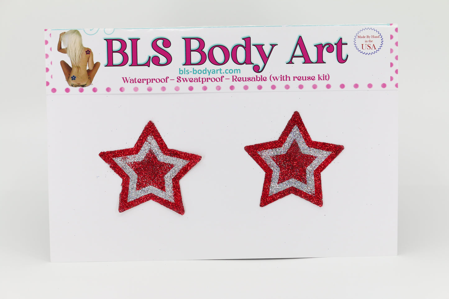 Star Glitter Pasties - Small - (26 Colors)