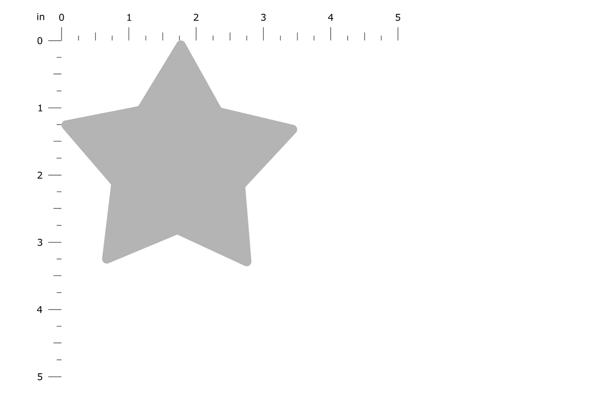 Product Dimension Image - Star Standard