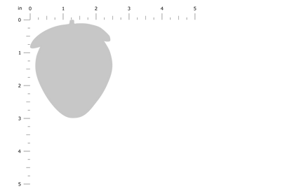 Product Dimension Image - Strawberry Standard