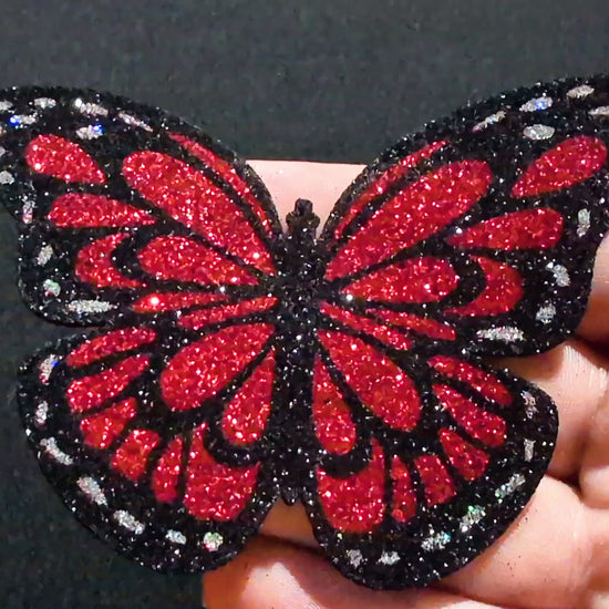 BLS Body Art Waterproof Butterfly Glitter Pasties Video